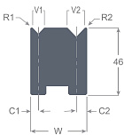 С двумя ручьями  STM 88 Арт.501