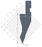 пуансон STP 008 45 R1.5