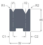 С двумя ручьями  STM 60 Арт.506