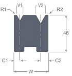 С двумя ручьями  STM 90 Арт.501