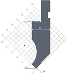 пуансон STP 016 90 R0.2