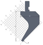 пуансон STP 453 88 R0.2